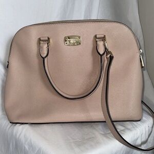 Michael Kors MK leather crossbody strap bag handbag purse